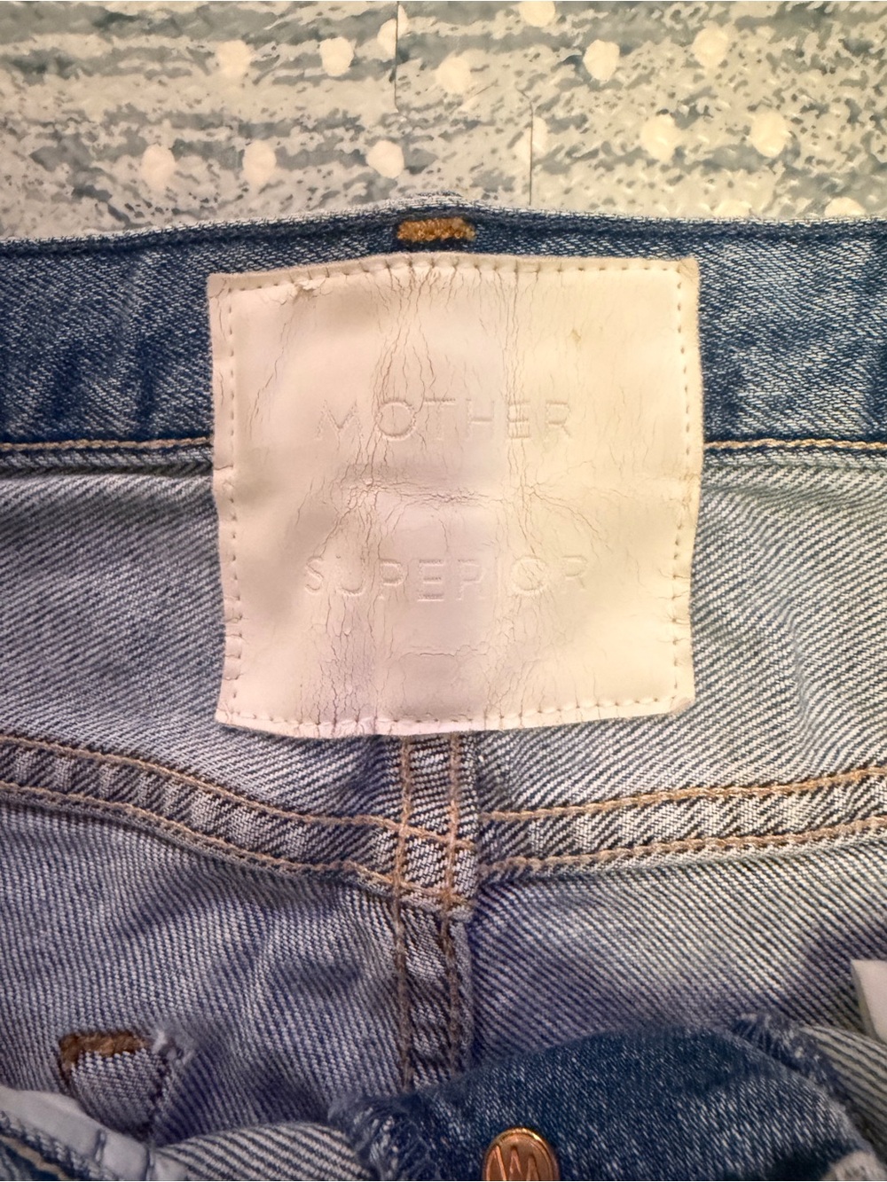 MOTHER Superior The Proper Short “The Confession” Size 28 - Picture 3 of 6